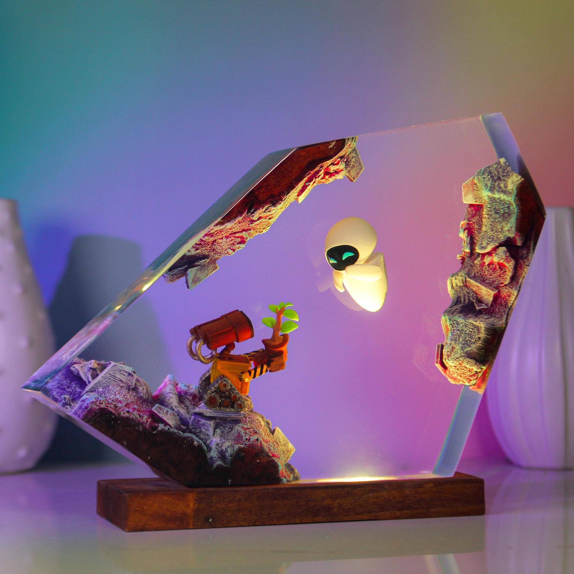 WALL-E & EVE Resin Night Light